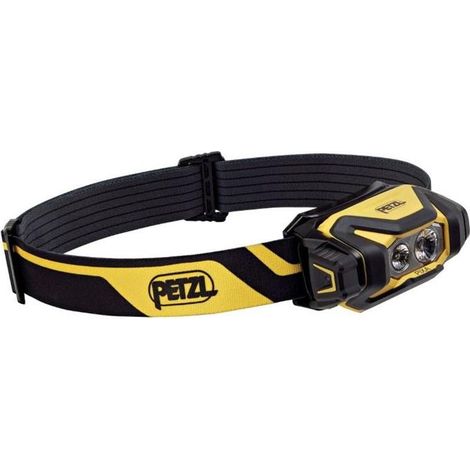 Petzl Pixa lampada frontale nera e gialla 450 lumen