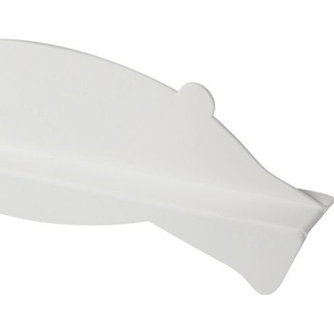 Spritzschutz aus Silikon mit Saugnapf für Geschirr, wasserabweisend, bärenweiß