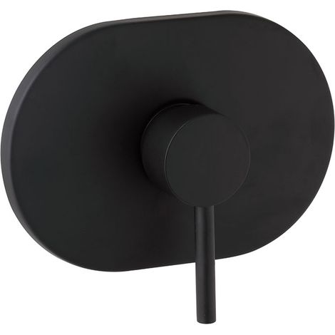 Rubinetto miscelatore doccia incasso nero