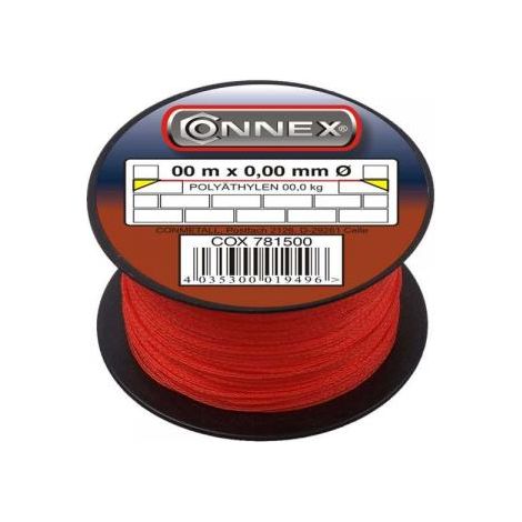Spago per muratore in polietilene rosso Ø 0,1 mm. 50 mt.