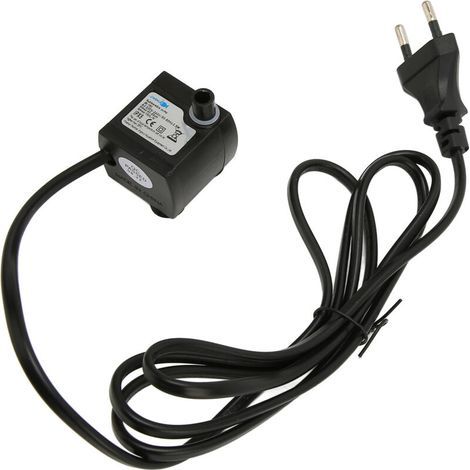 Mini pompe à eau submersible réglable IPX8 – Débit ajustable pour eau douce et salée – Silencieuse avec ventouses – Prise EU 220-240V (1/5)