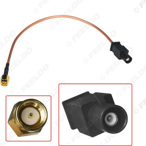 Câble adaptateur d'antenne FAKRA vers SMA mâle pour câble de conversion d'antenne GPS d'origine Nissan