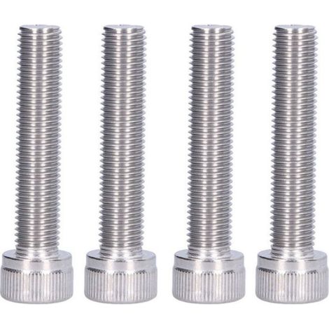 Boulon à tête hexagonale - ZOR® - 4 pièces - Vis à tête cylindrique - Six pans creux - Acier inoxydable A2 (1/5)