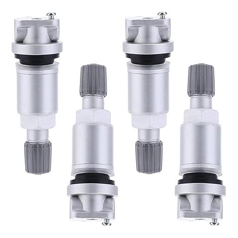 Valve de capteur de pression de pneu, compatible avec C4 C5 C8, 207 307 407 807, Galaxy, S - Max - pneumatiques (Pack de 4) (1/5)