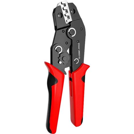 Outil de sertissage de cosses SN-48B - Mécanisme de verrouillage, pression réglable, sertissage professionnel de connecteurs de fils (1/5)