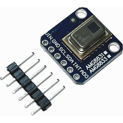 Module de capteur de température à matrice d'imageur thermique infrarouge GY-AMG8833 IR 8x8 (1/2)