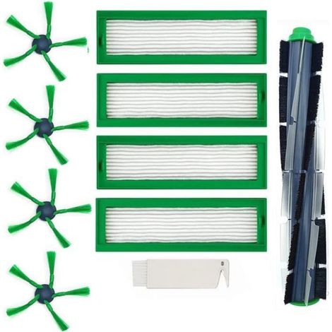 de Remplacement Brosses LatéRales Filtre HEPA pour Accessoires D'Aspirateur Robot Vorwerk Kobold VR200 VR300 ACCESSOIRE (1/4)