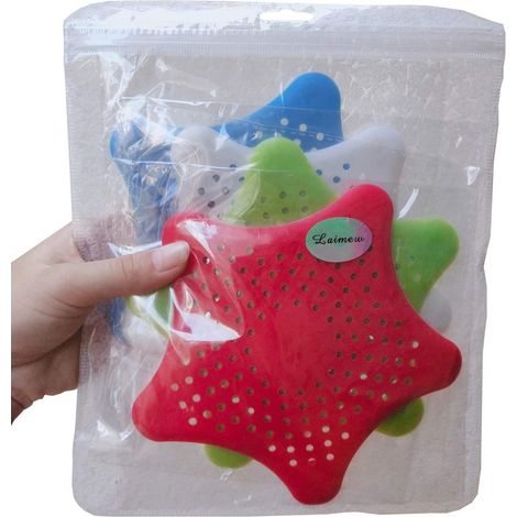 Filtre pour poignée de salle de bain, passoire d'évier de cuisine, passoire en silicone, attrape-cheveux pour bonde de baignoire (1/5)