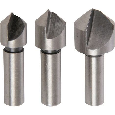 Assorted steel cone burgers, 3 pieces, Silverline (1/2)