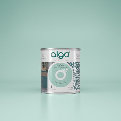 Peinture pour Meuble - Vert Détente au Spa - 0.5L / Mat