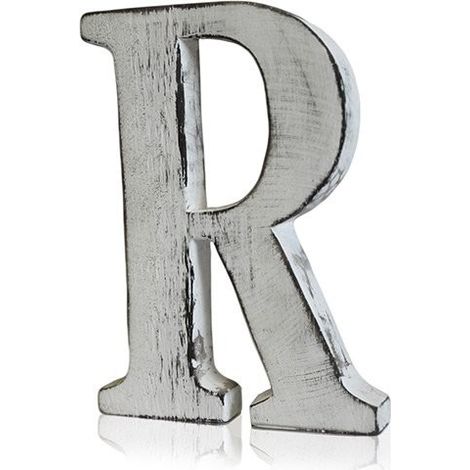 Lettres Shabby Chic - R- Vendu par 1