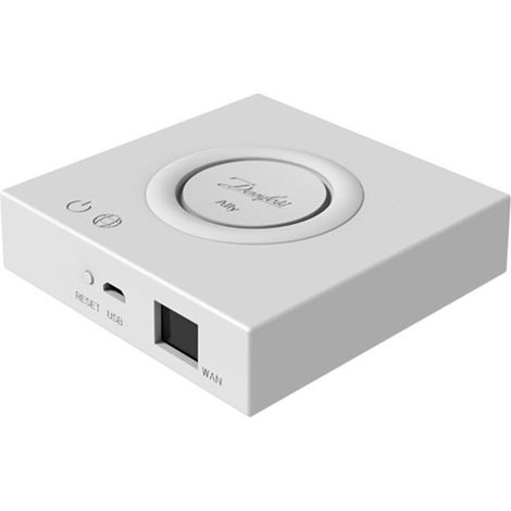 Danfoss Passerelle Ally, AP, LAN, Zigbee pour Danfoss Ally électr, Thermostats, 014G2400 (1/4)