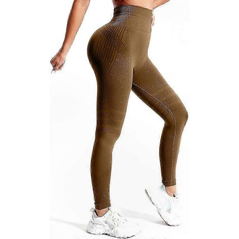 3D-Leggings mit hohem Bund, Anti-Cellulite-Yogahosen für Damen, figurformende Kompressions-Fitnesshosen, formendes Material (1/5)