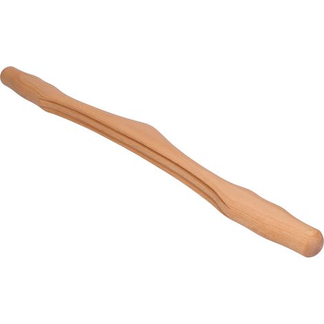 Bâton de massage Gua Sha portable en bois, biseauté, manche antidérapant confortable (1/5)