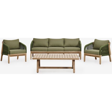Set soggiorno con divano 3 posti Dubai SKLUM