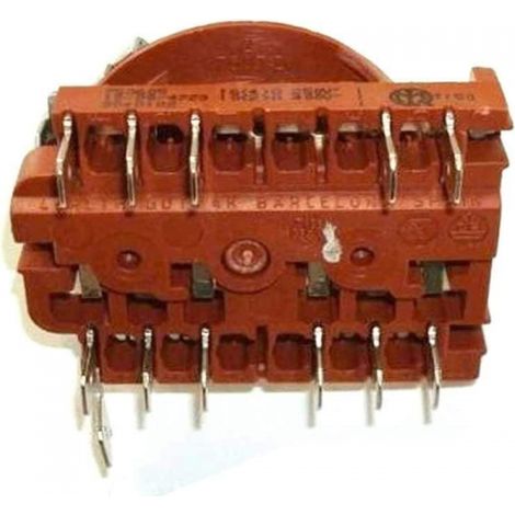 Selector de Horno Teka  5 Posiciones  Ref. 750605  Modelos HE-600, HE-610, HT-610  Conmutador Original de Precisión