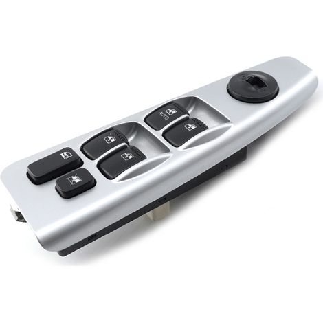 93570-2F200 is a push-button switch for the power window regulator of Kia Cerato vehicles manufactured between 2003 and 2009. (1/4)