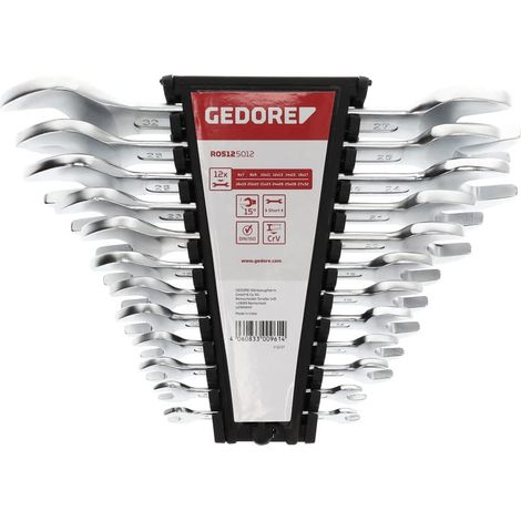 Gedore RED 3300961 R05125012 Kit chiavi a forchetta doppie 12 parti Misura (metrica) 6 - 9 mm (1/5)