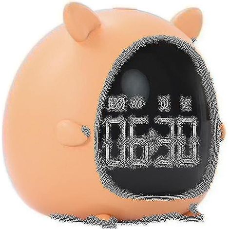 Réveil étudiant, rechargeable par USB, à commande vocale, horloge numérique LED de bureau, mini réveil électronique pour enfants. (1/5)