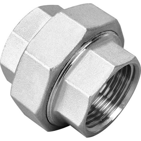 304 Union d'acier inoxydable, 1/2 "" & 1"" BSP Femme raccord de tuyauterie filetée pour l'eau, le pétrole, les lignes de gaz et les systèmes de plomberie (1/4)