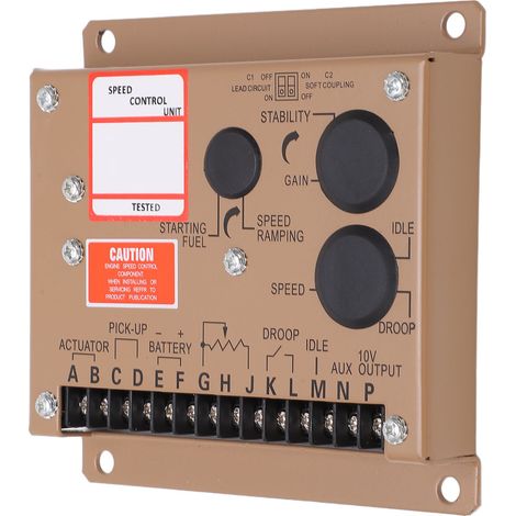 ESD5522 Drehzahlregler für Stromaggregate, Kraftstoffsteuergerät aus Aluminiumlegierung, Drehzahlreglermodul, Motorersatzteil (1/5)