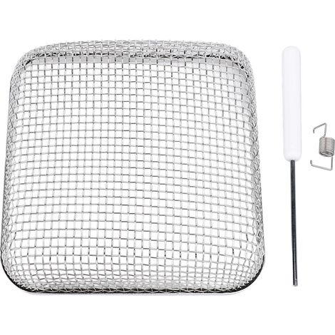 Ortviai Grille de ventilation pour chauffe-eau et fournaise de camping-car – Acier inoxydable 4,5 x 4,5 x 1,3 po avec outil d’installation (1/5)