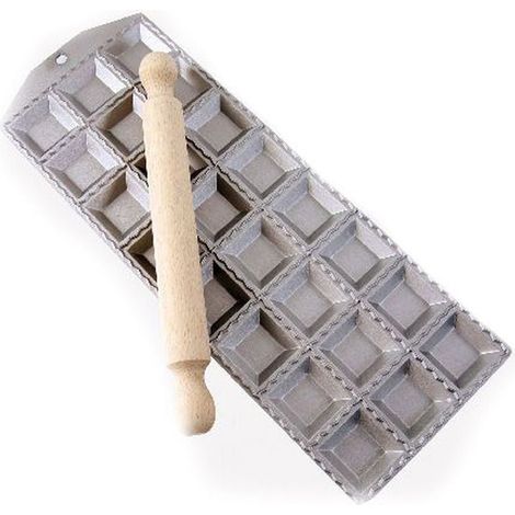 Stampo Ravioli Giganti 24 con Rullo Ottinetti (1/2)