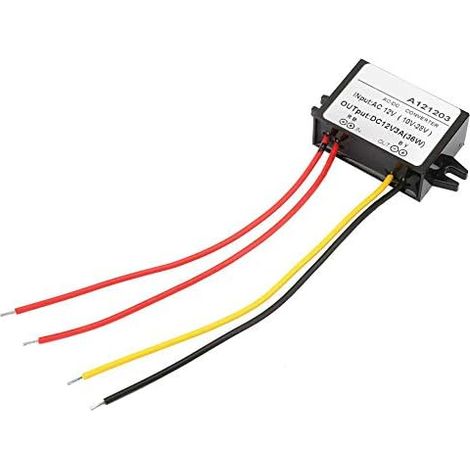 Convertisseur AC-DC Abaisseur 10-28V vers 12V 3A, Module d'alimentation pour Écran Voiture, Caméra et Moniteur (1/5)