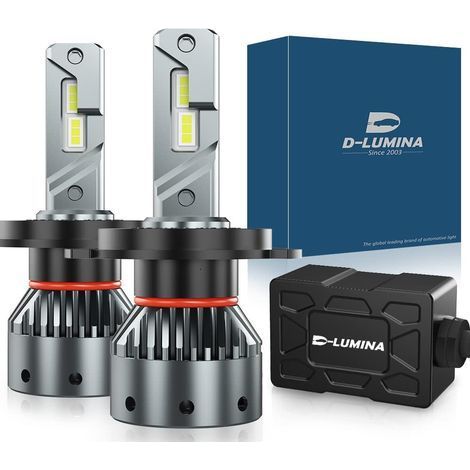 2 Pièces Ampoule H4 LED 100W 16000LM Canbus 6000K Blanc Xenon Pour Phare Auto (1/5)