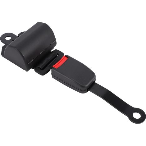 Ceinture de sécurité siège chariot élévateur universelle 2 points rétractable tracteur engins BTP sangle noire ABS métal (1/5)