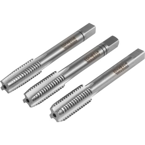 Taraud manuel M2, jeu de 3 tarauds M6x1,00 mm Vorstahl (1/5)