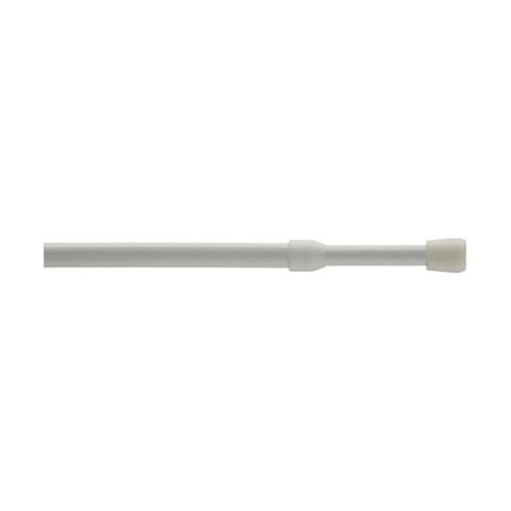 Blister de 2 rideaux à pression auto-fixants 60-100 blanc (1/2)