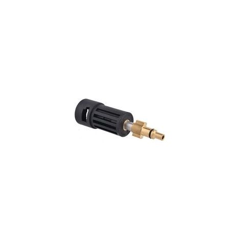 Adaptador para pistola de alta presión, compatible con Lavor, Gerni, ANLU y Karcher HD, gracias a una liberación rápida. Específico para Karcher HD