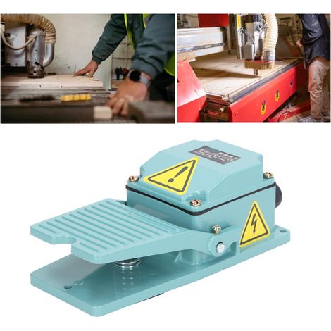 Pédale de grande taille étanche à la poussière FS-402, 250 V, pour petits moteurs et équipements pneumatiques (1/5)