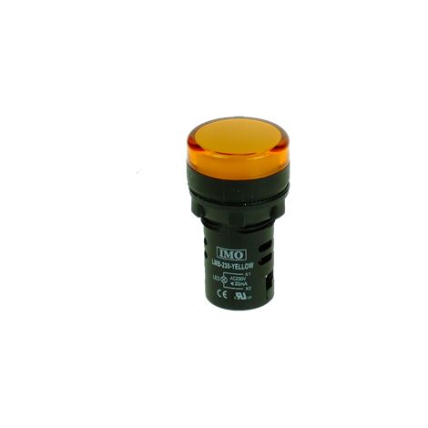 voyant à led jaune 230V (AC/DC) LMB-230-YELLOW