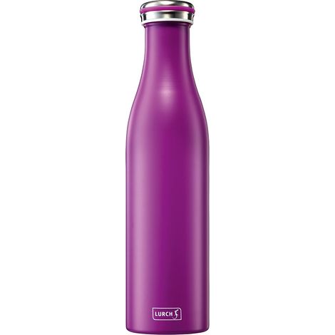 Bouteille isotherme Lurch, acier, 0,75 L, violette