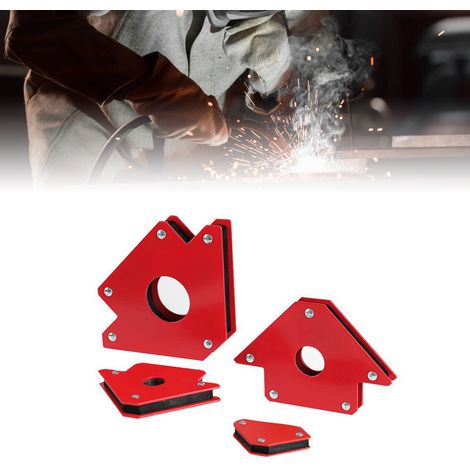 Kit de 6 aimants de soudage puissants, support de soudage magnétique multi-angles et incliné à droite (1/5)