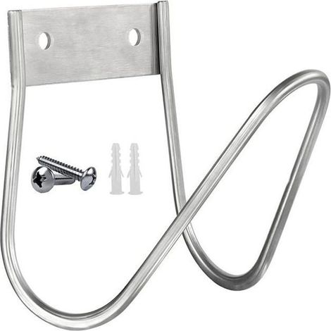 Support mural pour tuyau d'arrosage en inox 304 – dévidoir mural robuste, capacité jusqu'à 27 m (1/5)