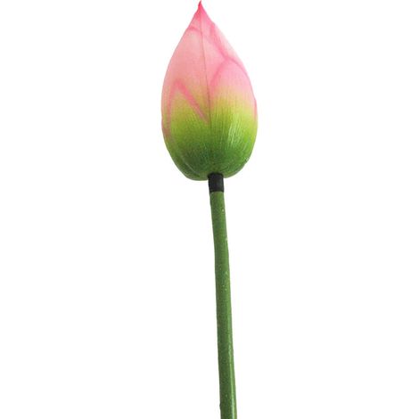 Artificial Flower Simulation Leaf Pod Poupon with Stem Chinese Rustic Buddha Hall Decorative Flowers