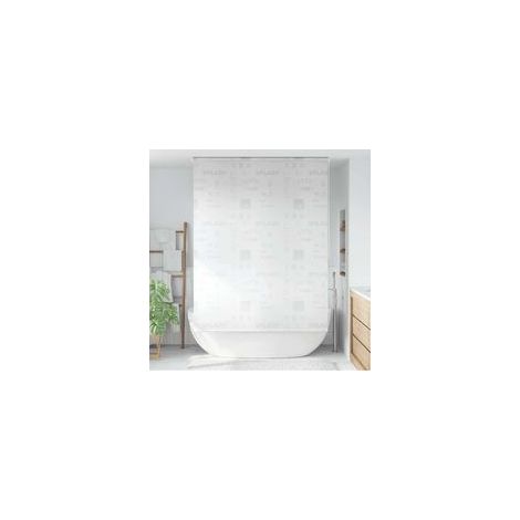 Store de douche 160x240 cm motif éclaboussures - Crezuo (1/4)
