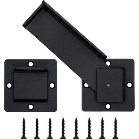 Verrou Porte Coulissante, Loquet Porte Exterieur Intérieure, Verrou Portail à Bascule Boulon, Serrure Volet Fermeture Porte Coulissante pour Porte, Fenêtre, Placard, Jardin Garage (1/5)