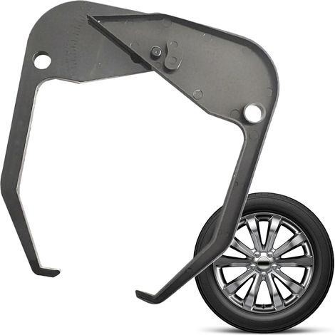 Jauge de largeur de jante de véhicule - Appareil de mesure pour déterminer la largeur de jante avec règle de calibre - Outil pour l'entretien automobile, bricoleurs, mécaniciens (1/5)
