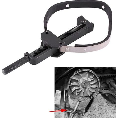 Outil de support de pignon de volant moteur, clé à poulie, outil de serrage de poulie de volant moteur d'embrayage de moto, outils pour volant moteur de moto, outils pour volant moteur