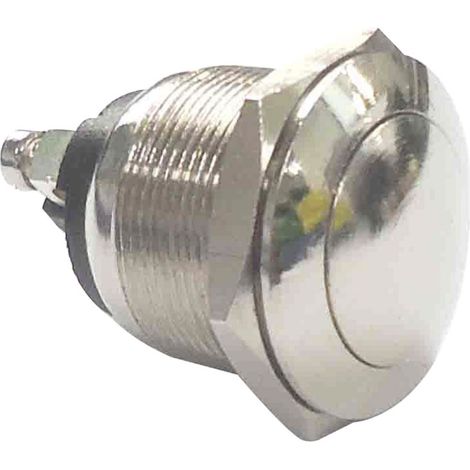 TRU COMPONENTS 701401 PBS-28B Vandalismusgeschützter Drucktaster 250 V/AC 2 A 1 x Aus/(Ein) tastend (1/2)
