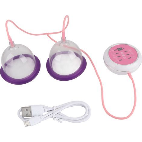 Elektrische Milchpumpe mit Unterdruck-Saugaufsätzen für Brustmassage, Brustpflege, Brustmassagegerät (1/5)