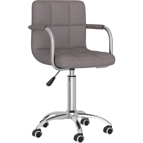 Maison Exclusive - Bürostuhl Drehbar Taupe Stoff (1/5)