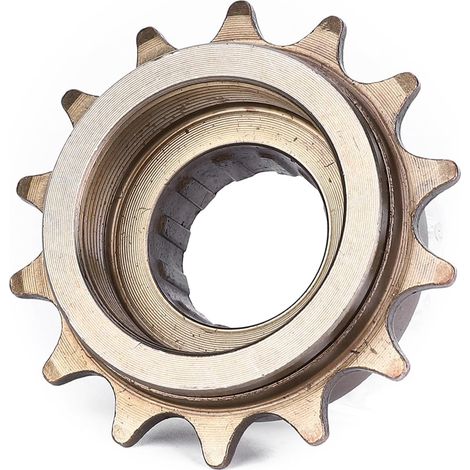 Volant D'inertie à Roue à Vitesse Unique 14T, Matériaux Métalliques Durables pour Vélo de Route de Montagne, Vélo Bronze (1/5)