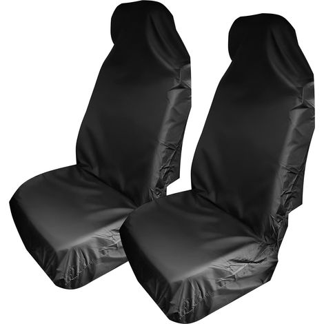 Set di 2 coprisedili per auto, protezione universale per sedili, impermeabile, coprisedile anteriore per auto (1/5)