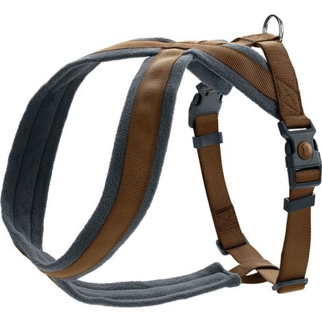Harnais pour Chien Hunter London Comfort 68-91 cm Marron Taille L (1/2)