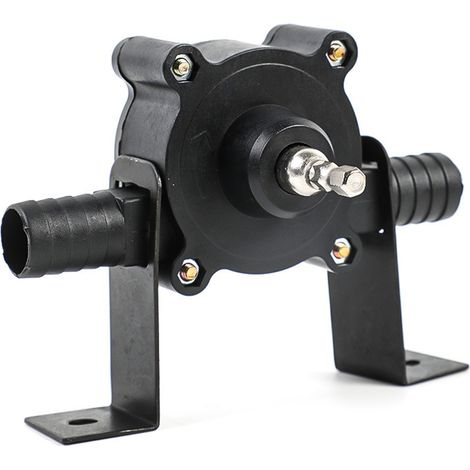 Pompe à eau compacte pour perceuse, pompe de transfert auto-amorçante portable, pompe centrifuge DC pratique pour irrigation, vidange et usage domestique, sans perceuse incluse (1/4)